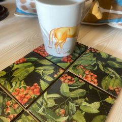 Tanem Seramik Bardak Altlığı