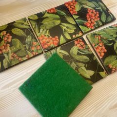 Tanem Seramik Bardak Altlığı