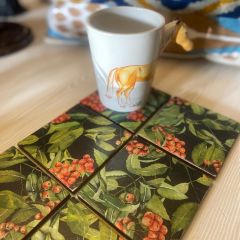 Tanem Seramik Bardak Altlığı