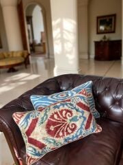 Karanfil İpek Kadife İkat Kırlnt