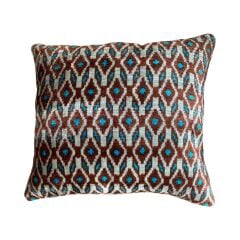 Kafes İpek Kadife İkat Kırlent