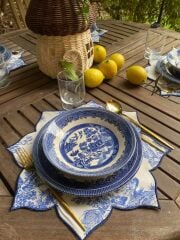 Yıldız Toile de Jouy Amerikan Servis Takım