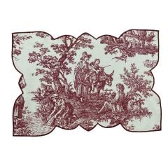 Nice Toile de jouy Amerikan Servis Takım
