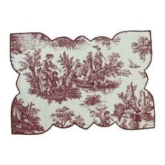 Nice Toile de jouy Amerikan Servis Takım