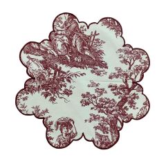 Flower Toile De Jouy Amerikan Servis Takım