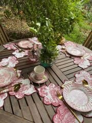 Toile de Jouy Amerikan Servis Takım