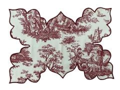 Toile de Jouy Amerikan Servis Takım