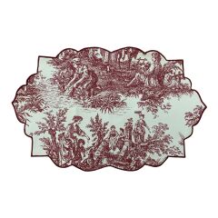 Toile de Jouy desen Amerikan Servis Takım