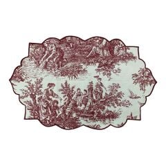 Toile de Jouy desen Amerikan Servis Takım