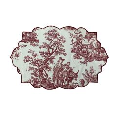 Toile de Jouy desen Amerikan Servis Takım
