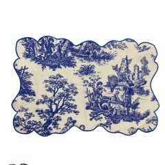 Nice Toile de Jouy Amerikan Servis Takım