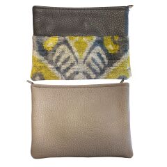 Selin Deri İkat Cluch Çanta