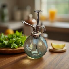 Yuvarlak Cam Yağdanlık