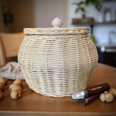 Rattan Kapaklı  Sepet