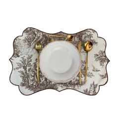 Terra Toile de Jouy Amerikan Servis Takım