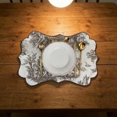 Terra Toile de Jouy Amerikan Servis Takım