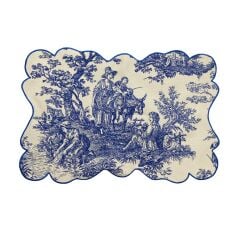 Azur Toile de Jouy Amerikan Servis Takım