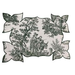 Bahçe Toile Jouy Amerikan Servis Takım