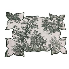 Bahçe Toile Jouy Amerikan Servis Takım