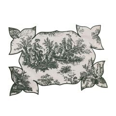 Bahçe Toile Jouy Amerikan Servis Takım