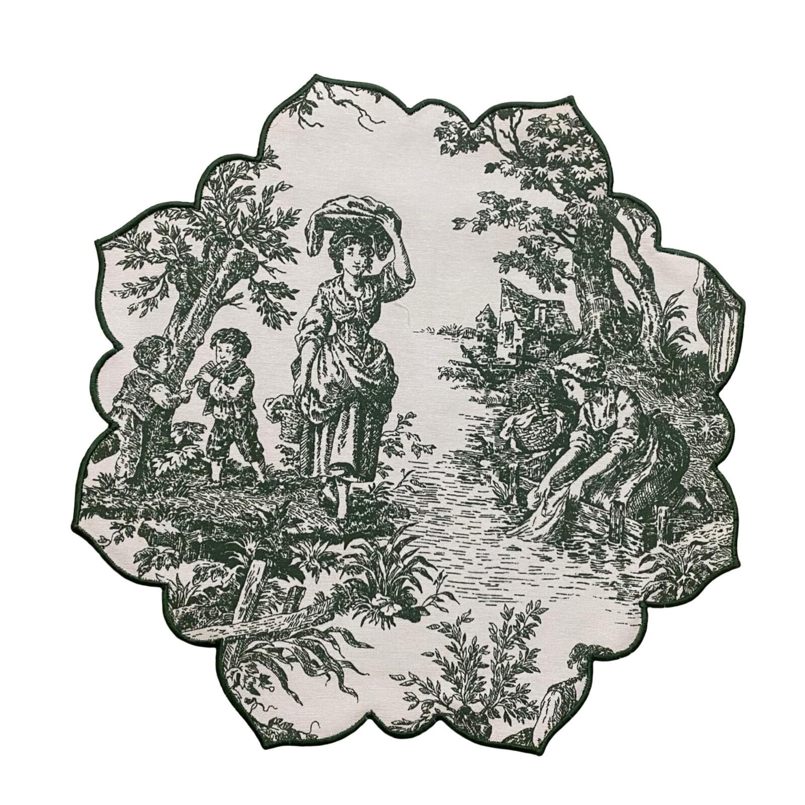 Nefes Toile Jouy Amerikan Servis Takım