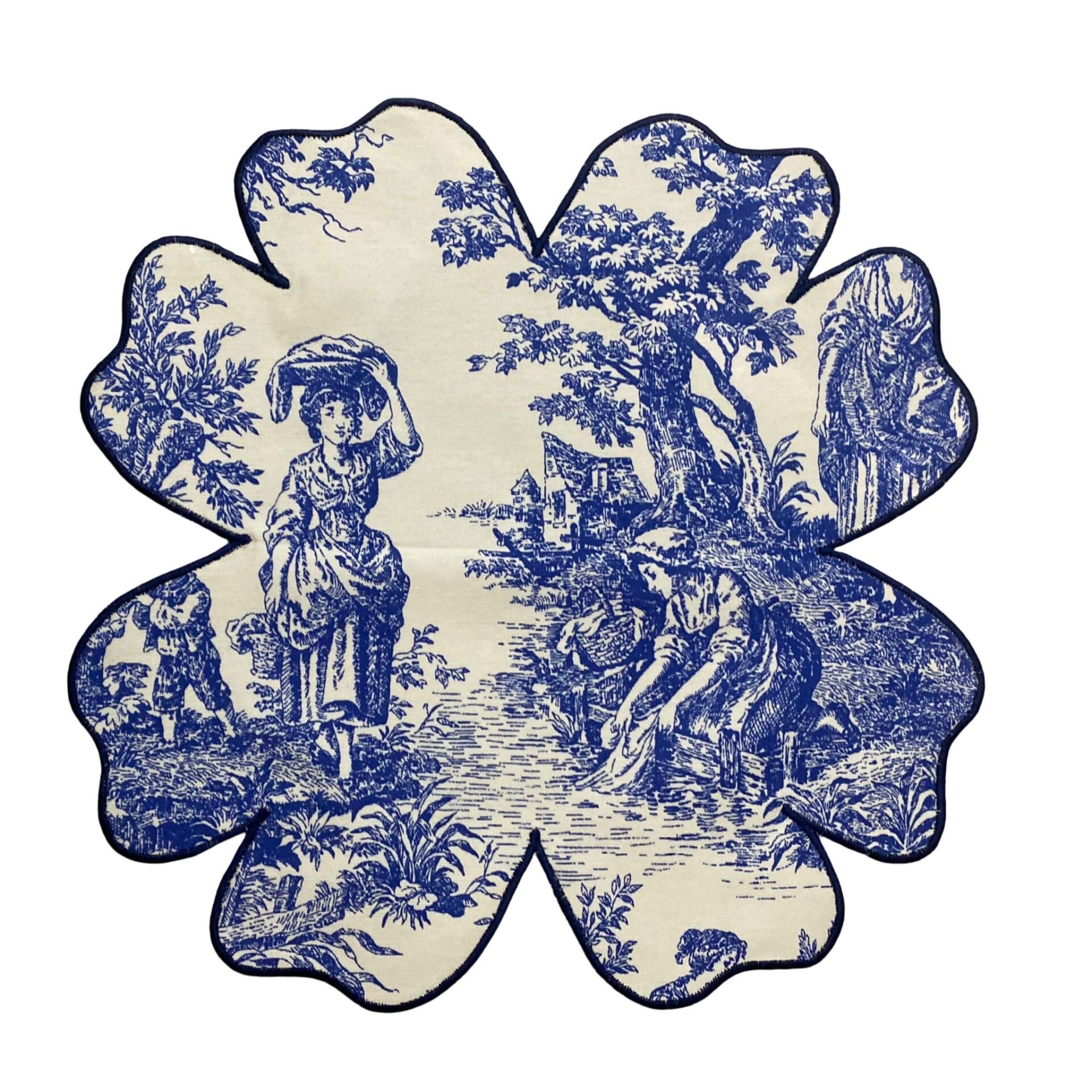 Safir Toile Jouy Amerikan Servis Takım