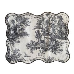 Verda Toile de Jouy Amerikan Servis Takım