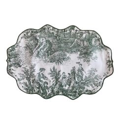 Nehir Toile de Jouy Amerikan Servis Takım