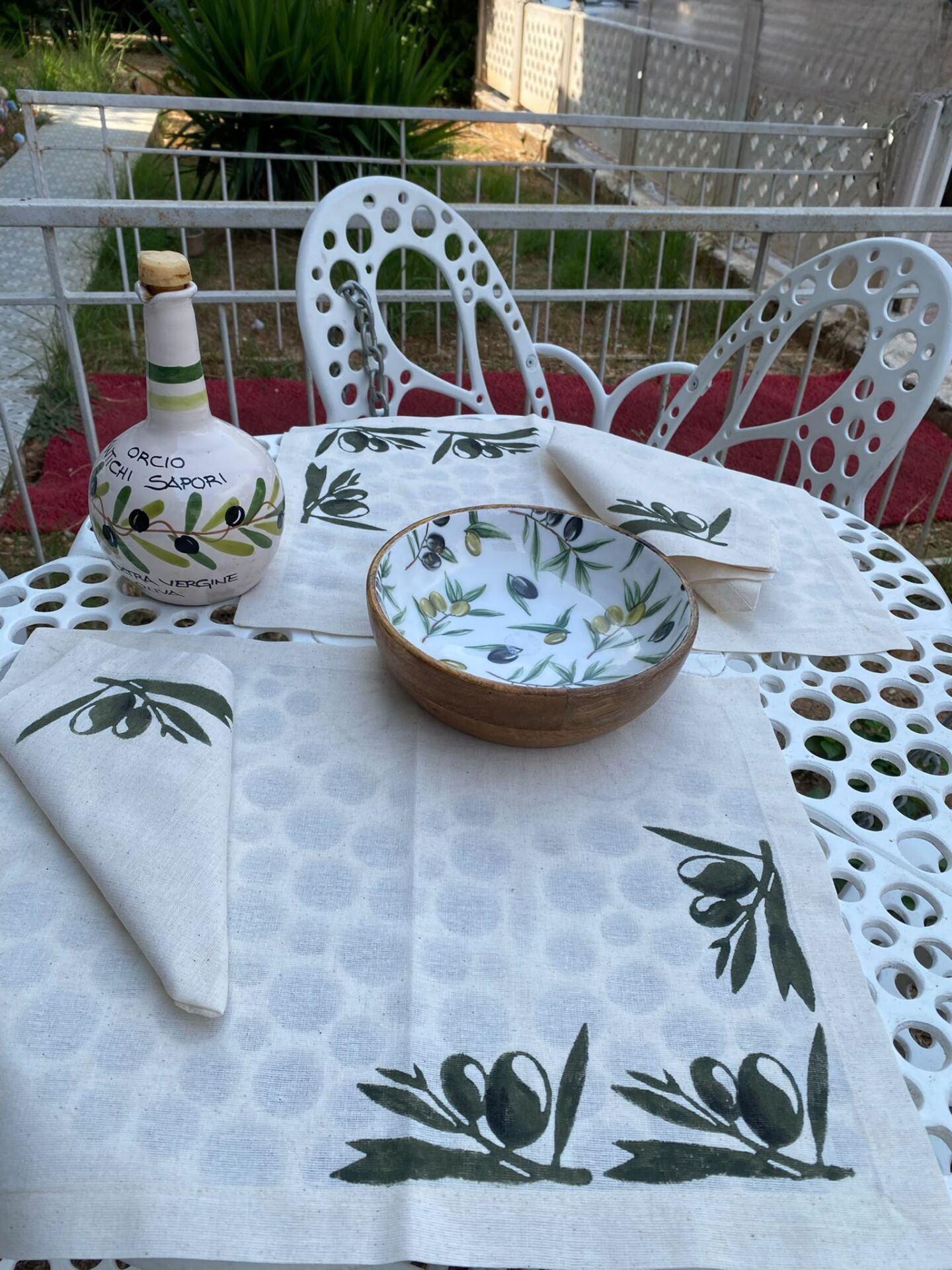 Zeytin Ahşap Baskı Set