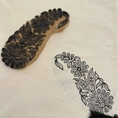Şal Desen Ahşap Baskı Ranır