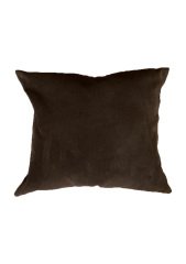 Deri Geyik Boynuz Aplike Kırlent