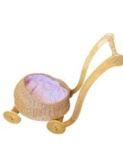 Rattan Oyuncak Bebek Arabası