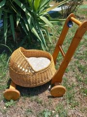 Rattan Oyuncak Bebek Arabası DMTR00000RC02