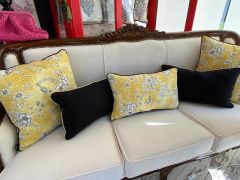 Güneş Keten Dekoratif Kırlent Set ( 5 Parça)