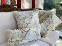 Doğa keten Dekoratif Kırlent Set