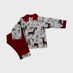 Yeni Yıl Temalı Çocuk Pijama