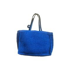 Lacivert Kağıt İplik Çanta