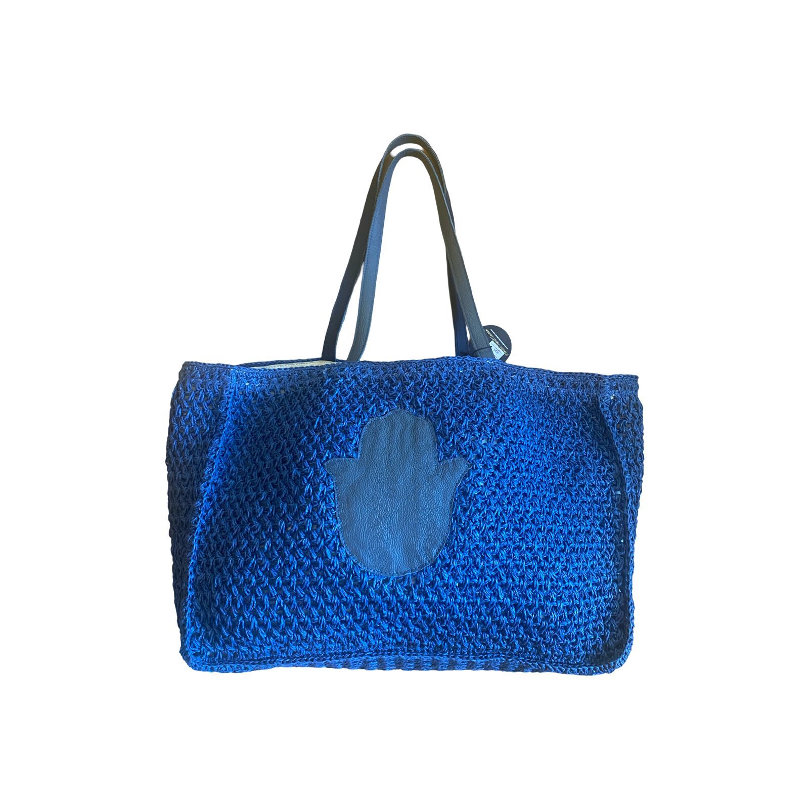 Lacivert Kağıt İplik Çanta