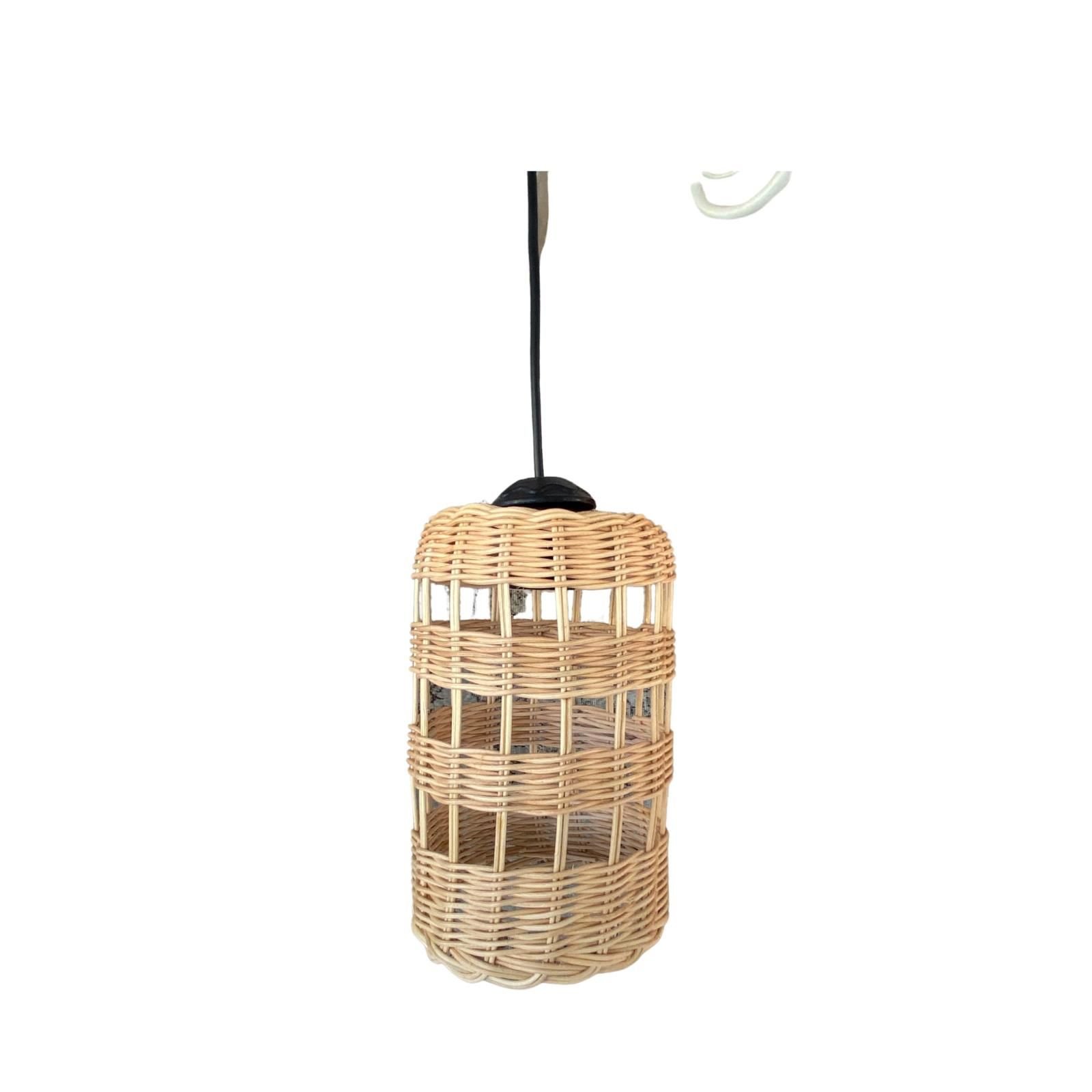 Doğal Rattan Avize